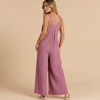 Vivirose - Jumpsuit Met Wijde Pijpen En Elegant Silhouet