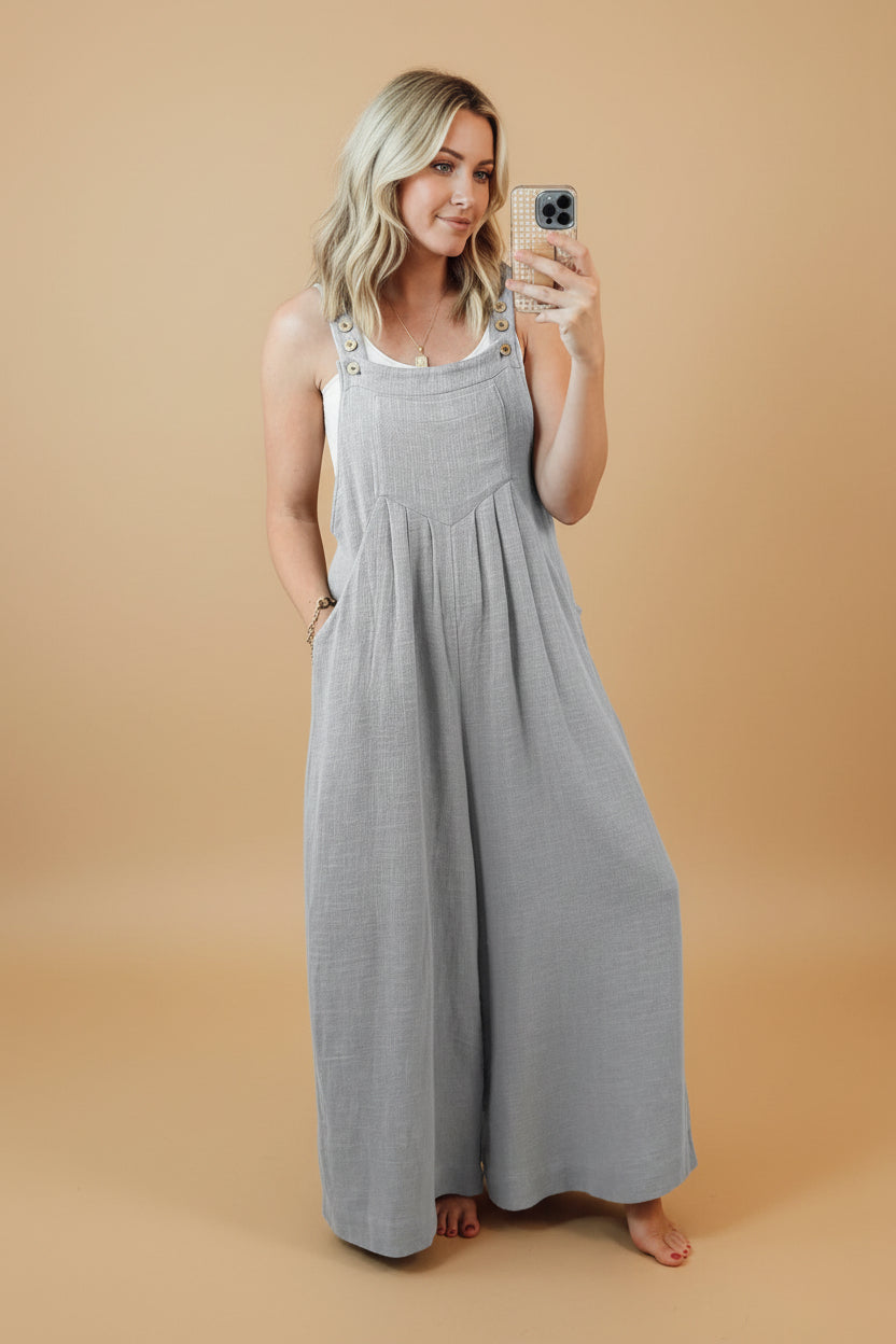 Vivirose - Jumpsuit Met Wijde Pijpen En Elegant Silhouet