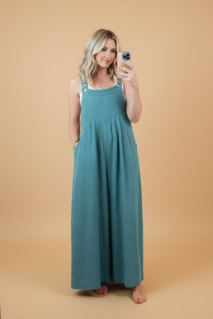 Vivirose - Jumpsuit Met Wijde Pijpen En Elegant Silhouet