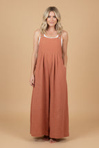 Vivirose - Jumpsuit Met Wijde Pijpen En Elegant Silhouet