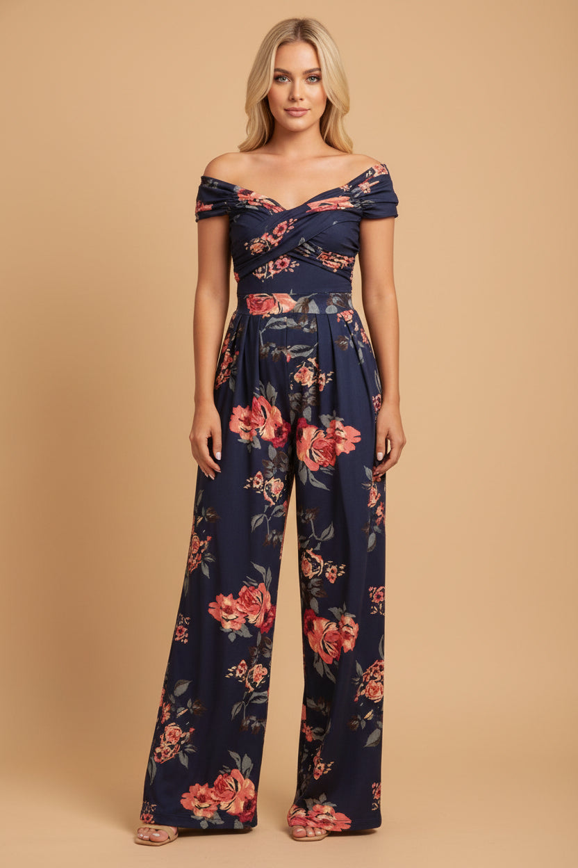 Casual Wide Leg Jumpsuit | Trendy Print En Comfort