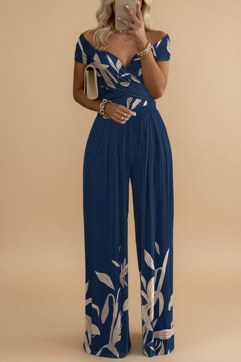 Casual Wide Leg Jumpsuit | Trendy Print En Comfort