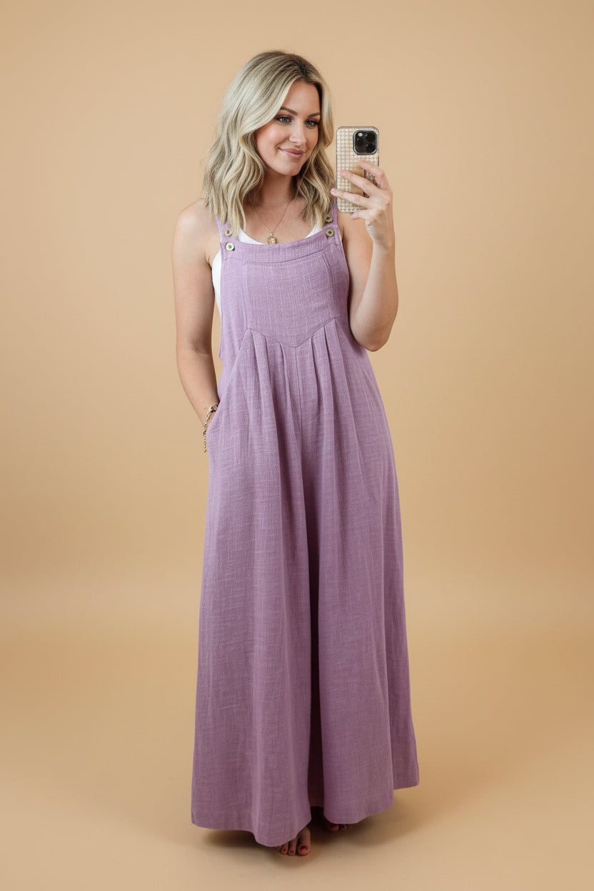 Vivirose - Jumpsuit Met Wijde Pijpen En Elegant Silhouet