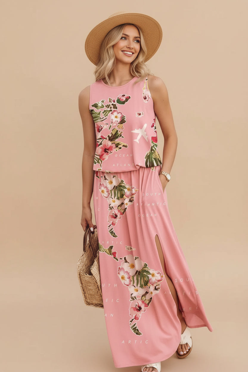 Vivirose - Zomerse maxi jurk