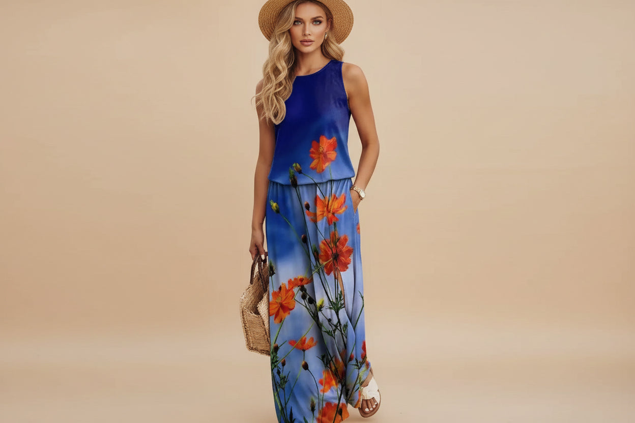 Vivirose - Zomerse maxi jurk