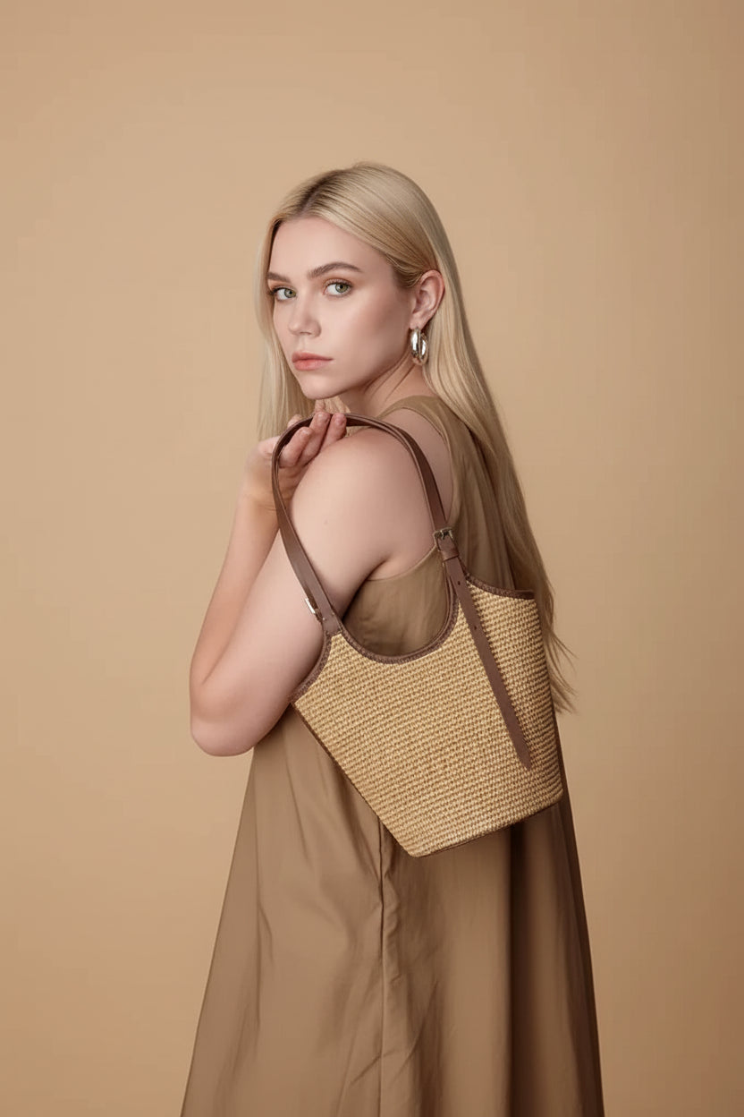 Vivirose| Boho Shopper voor Dames - Rotan Strandtas