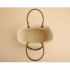 Vivirose| Grote Raffia Schoudertas voor Dames