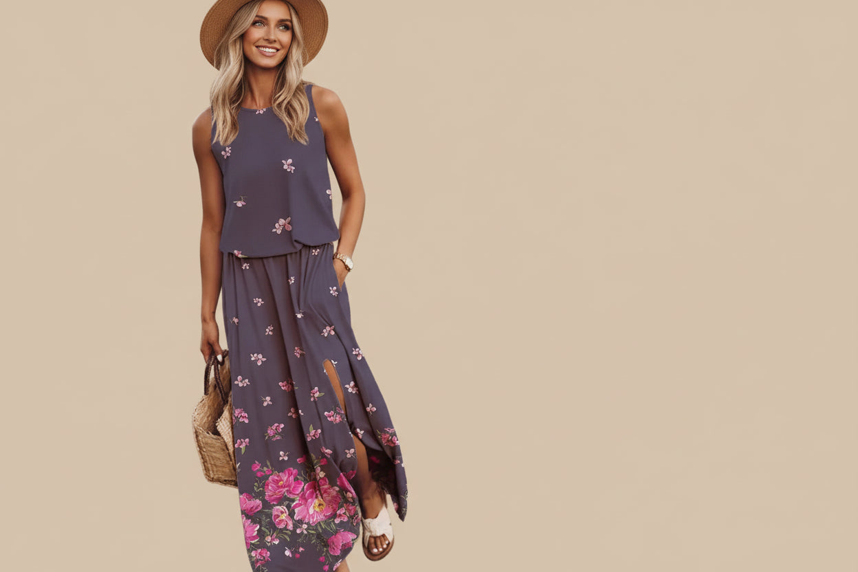 Vivirose - Zomerse maxi jurk