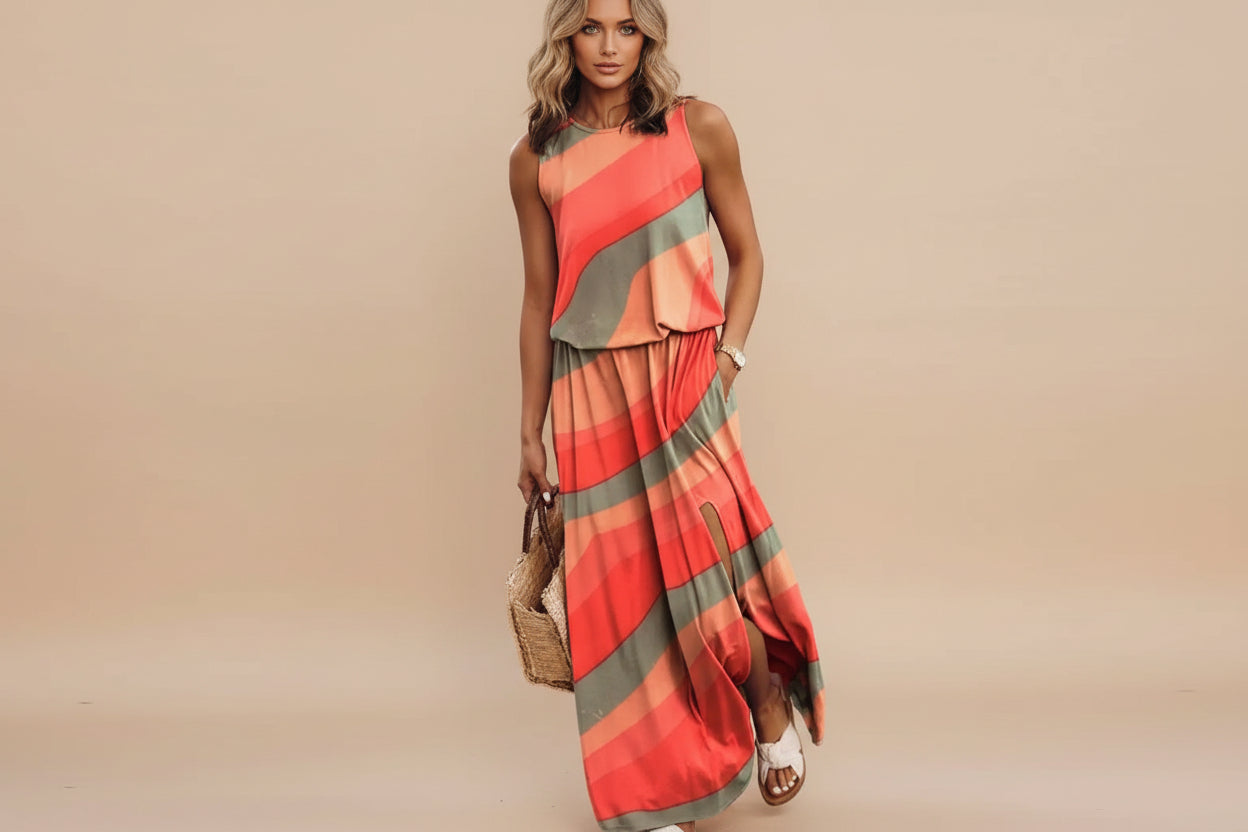 Vivirose - Zomerse maxi jurk