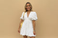 Vivirose - Elegante witte jurk