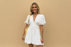 Vivirose - Elegante witte jurk