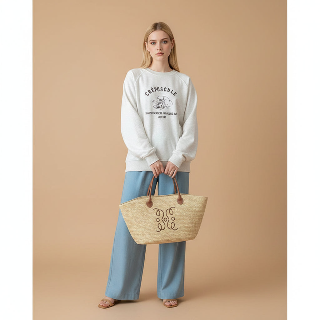 Vivirose | Grote Handgemaakte Boho Strandtas