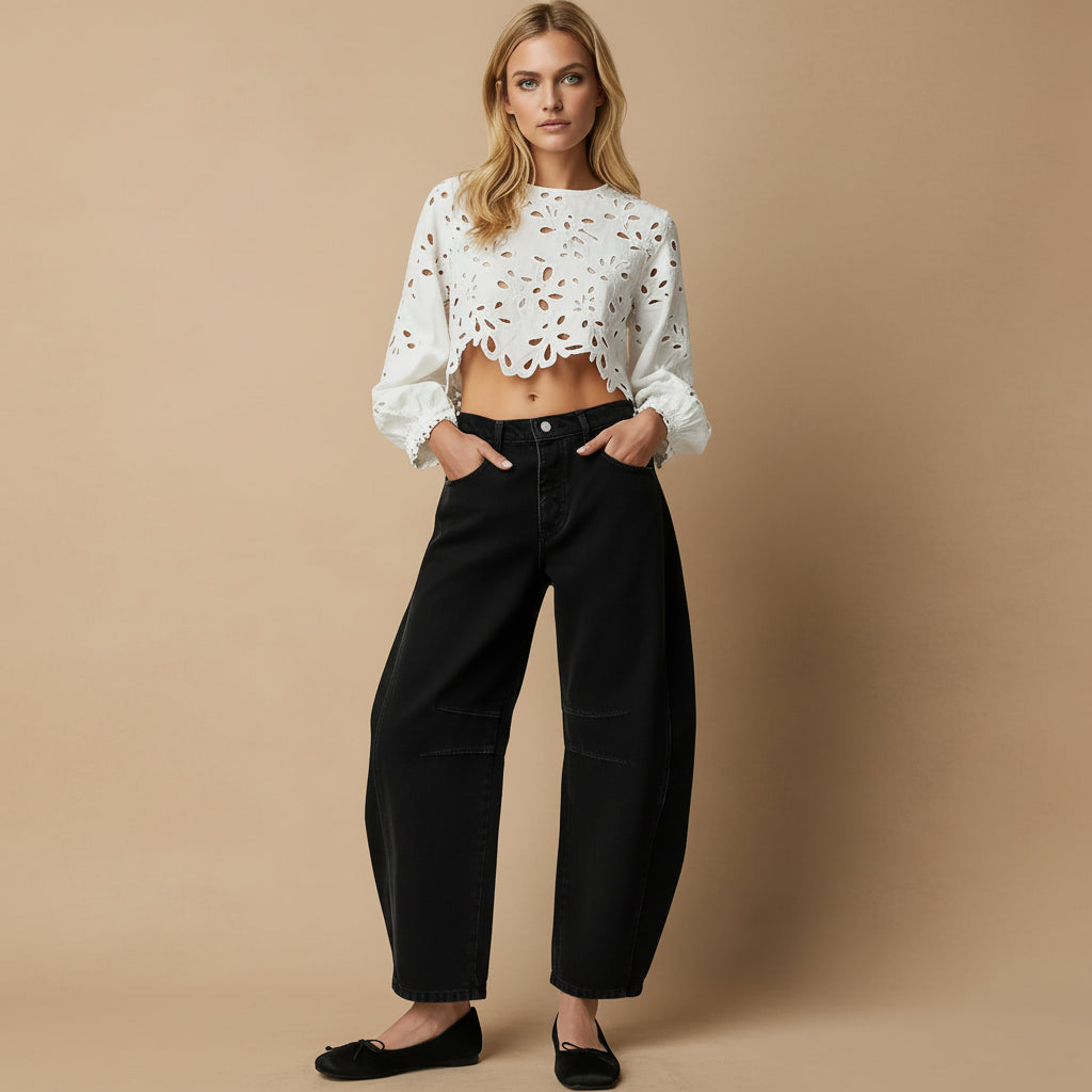 Virvirose| De Comfortabele Wijde Dames Broek die Flatteert
