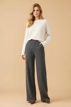 Luxe Vivirose Broek Dames | Merinowol, Hoge Taille, Comfortabel