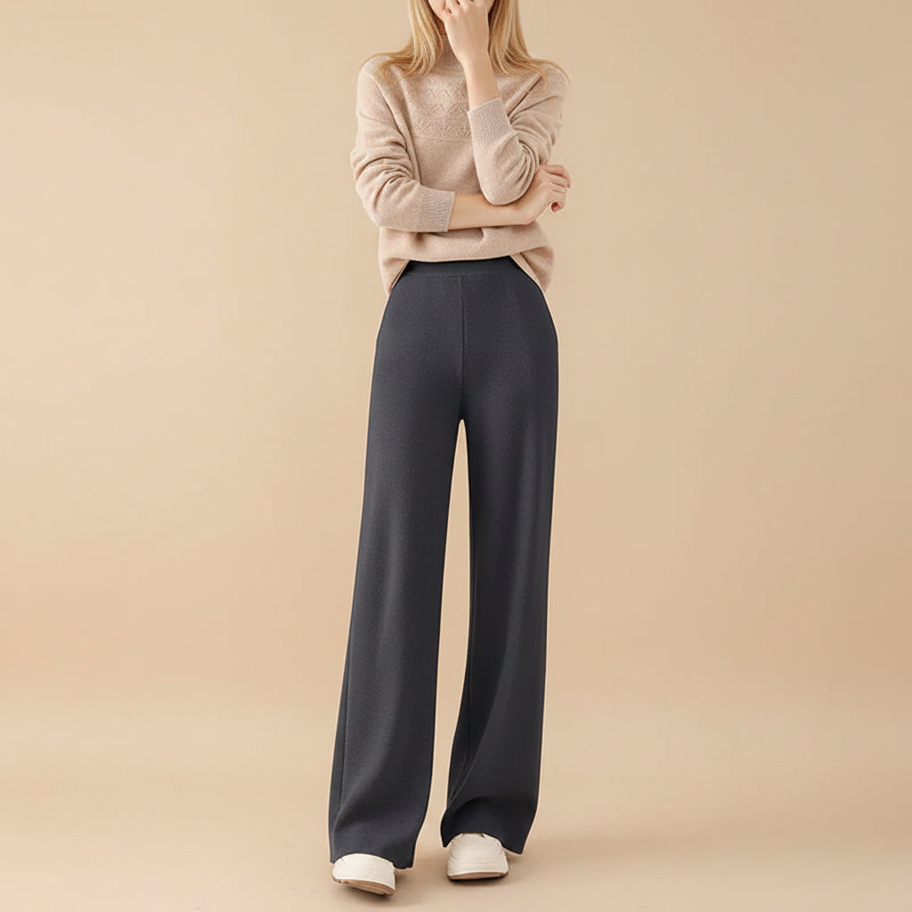 Luxe Vivirose Broek Dames | Merinowol, Hoge Taille, Comfortabel
