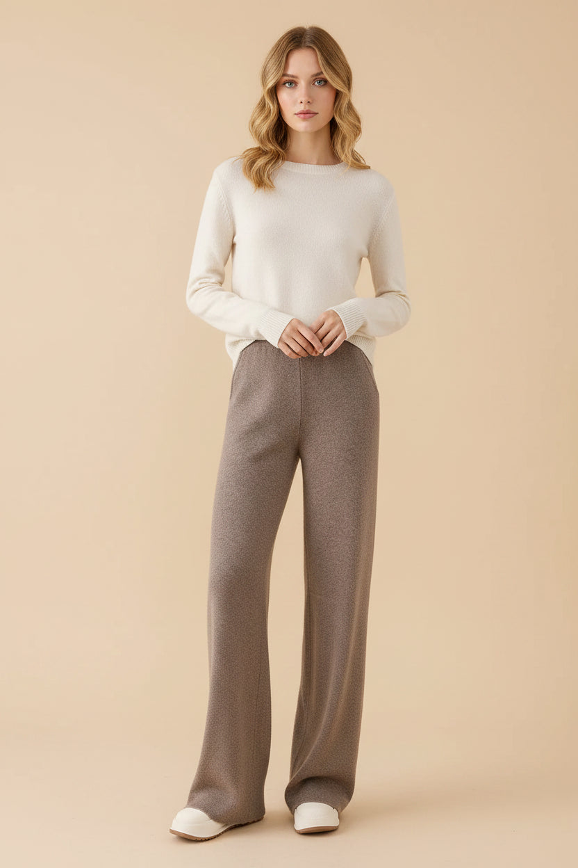 Luxe Vivirose Broek Dames | Merinowol, Hoge Taille, Comfortabel