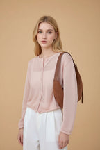 Vivirose| Halfmoon Suède Schoudertas