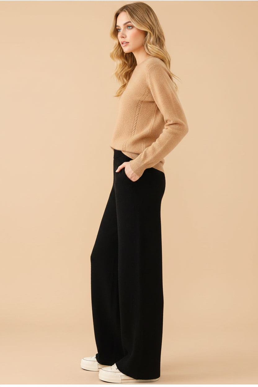 Luxe Vivirose Broek Dames | Merinowol, Hoge Taille, Comfortabel