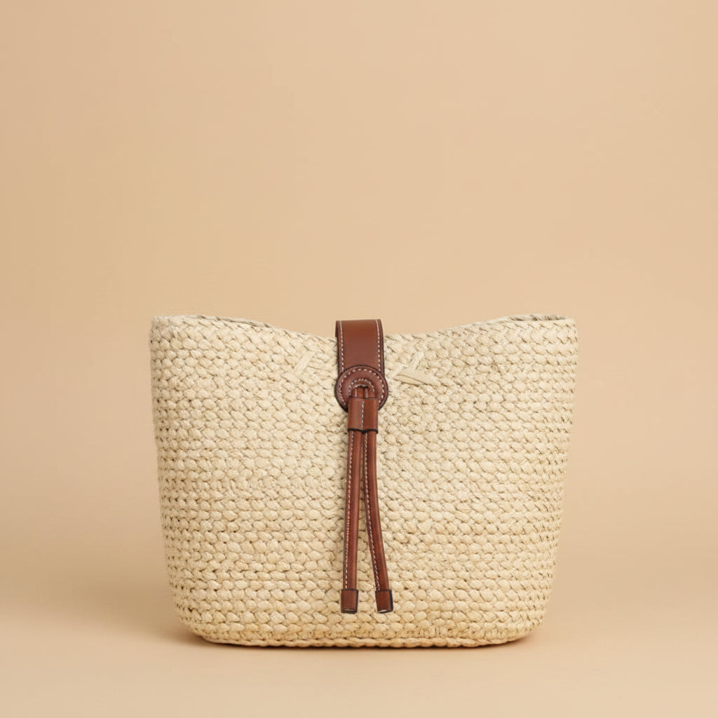 Vivirose| Grote Raffia Schoudertas voor Dames
