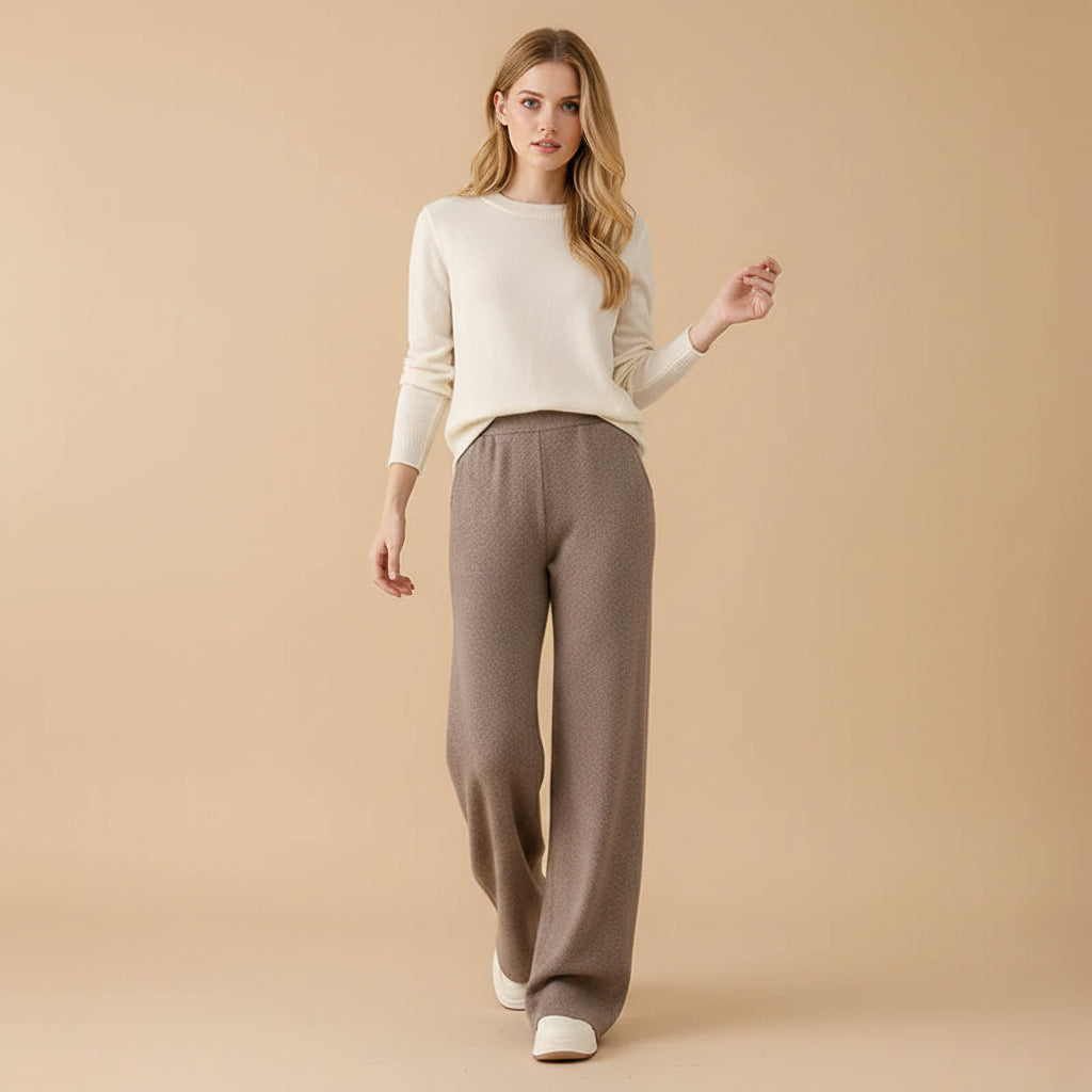 Luxe Vivirose Broek Dames | Merinowol, Hoge Taille, Comfortabel