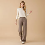 Luxe Vivirose Broek Dames | Merinowol, Hoge Taille, Comfortabel