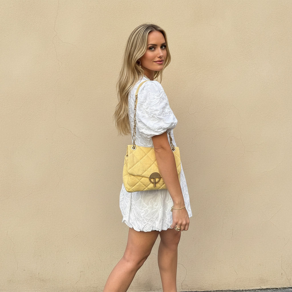 Vivirose - Elegante witte jurk