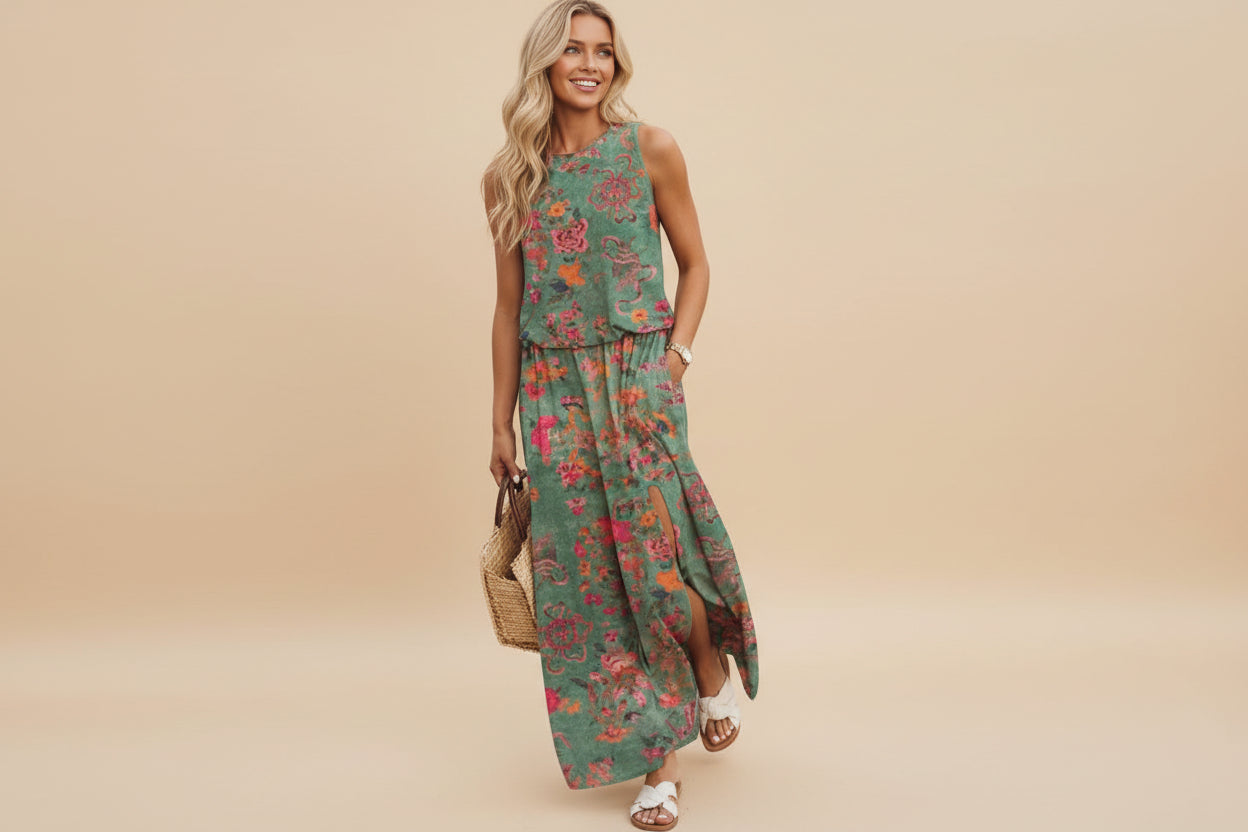 Vivirose - Zomerse maxi jurk