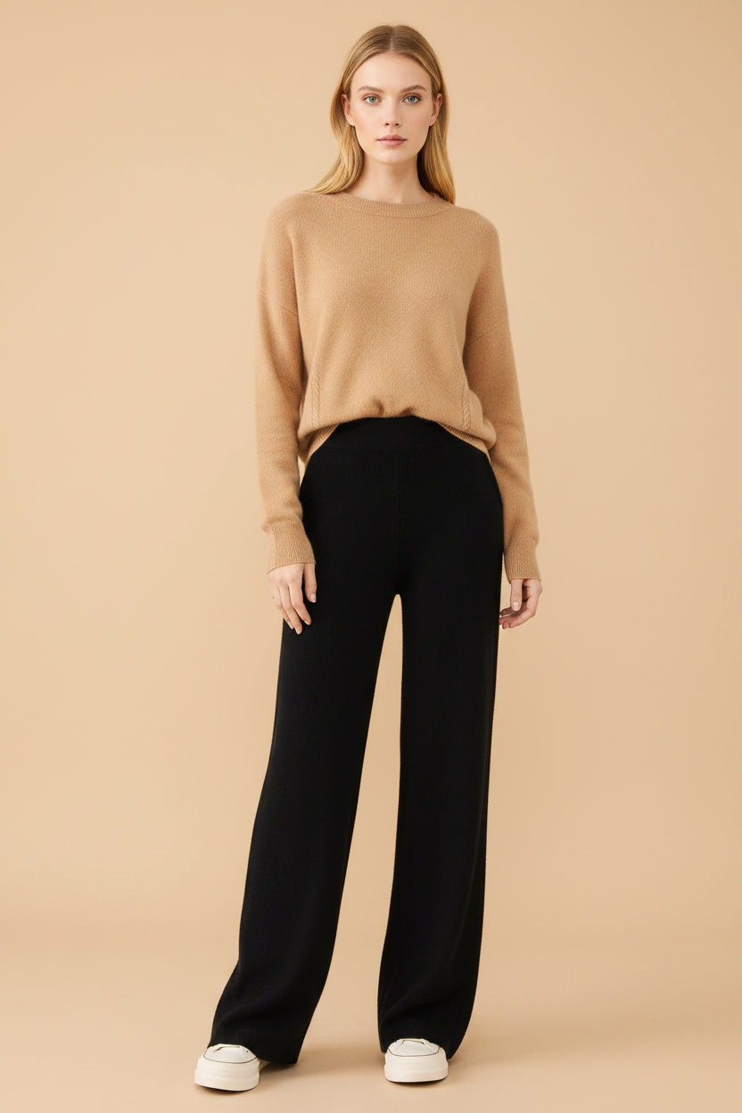 Luxe Vivirose Broek Dames | Merinowol, Hoge Taille, Comfortabel