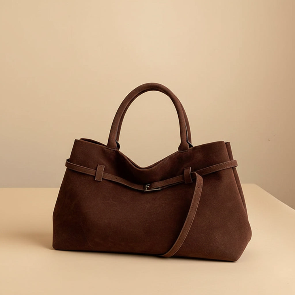 Vivirose| Luxe Vegan Suede Schoudertas