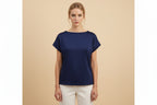 T-shirt van materiaal mix | Vivirose
