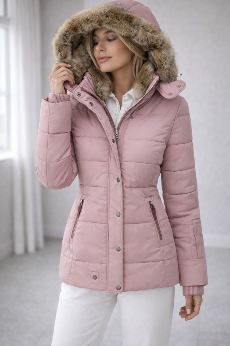 Anna™ | Warme winterjas met zachte bontvoering