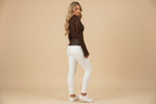 V-Neck Lace Top.