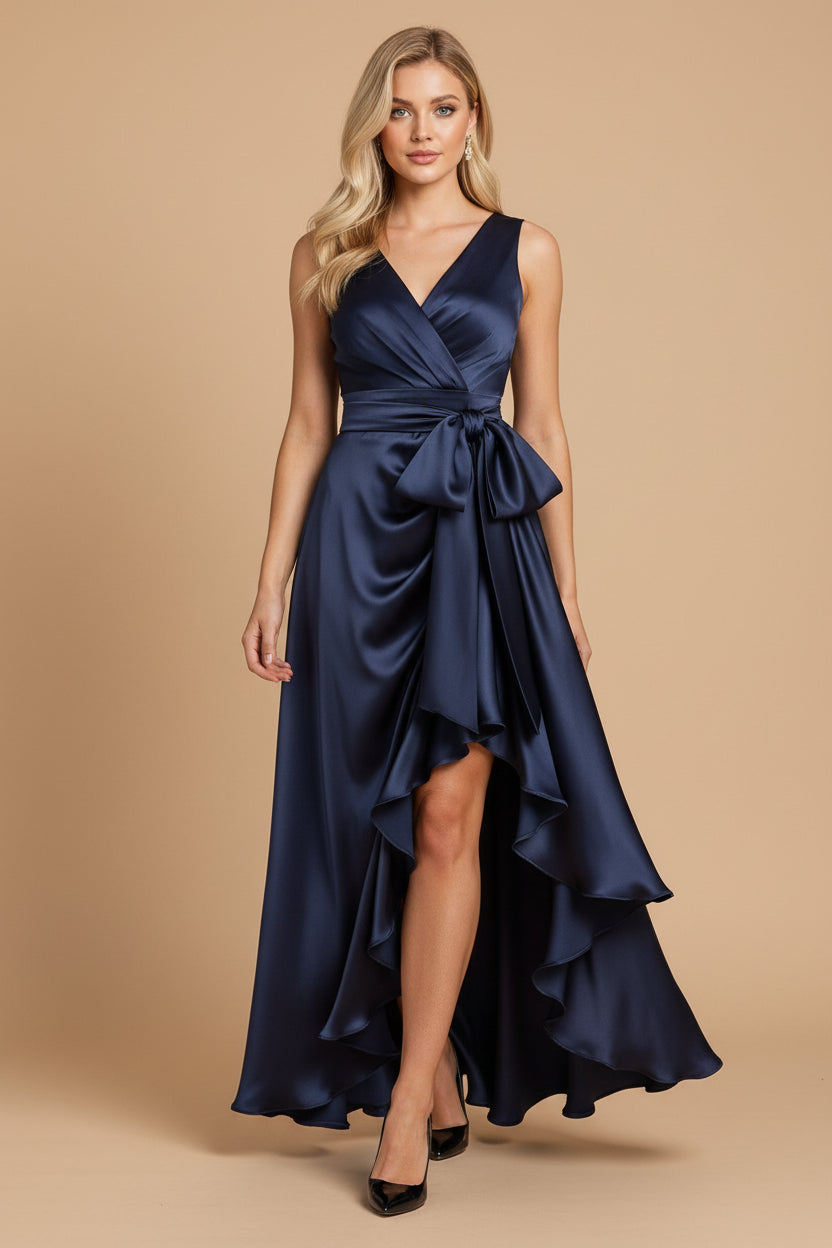 Midnight Halter Gown jurk