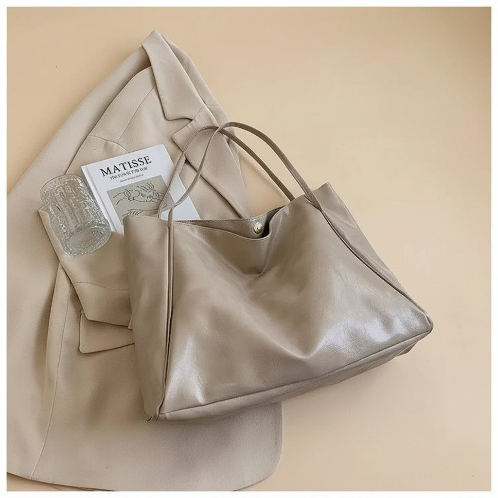 Vivirose| Shopper Tas Dames Vegan Leer – Ruim & Stijlvol