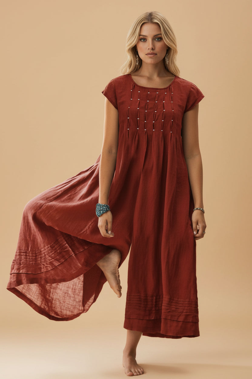 Vivirose- Stijlvolle Jumpsuit Met Tijdloze Elegantie