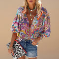Vivirose - Shirt met mandala print