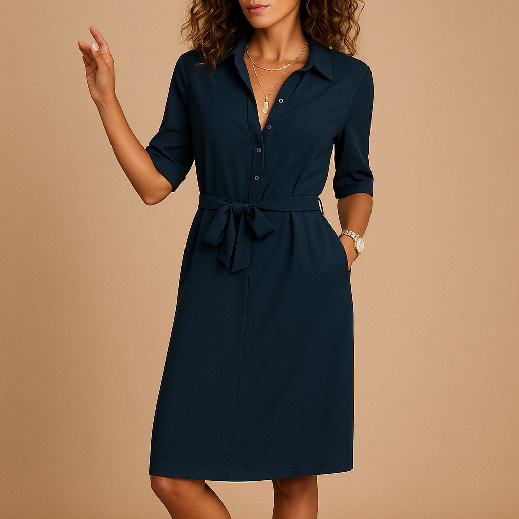 Vivirose | Dames jurk met moderne elegantie en flatterende pasvorm