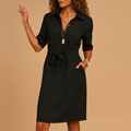 Vivirose | Dames jurk met moderne elegantie en flatterende pasvorm