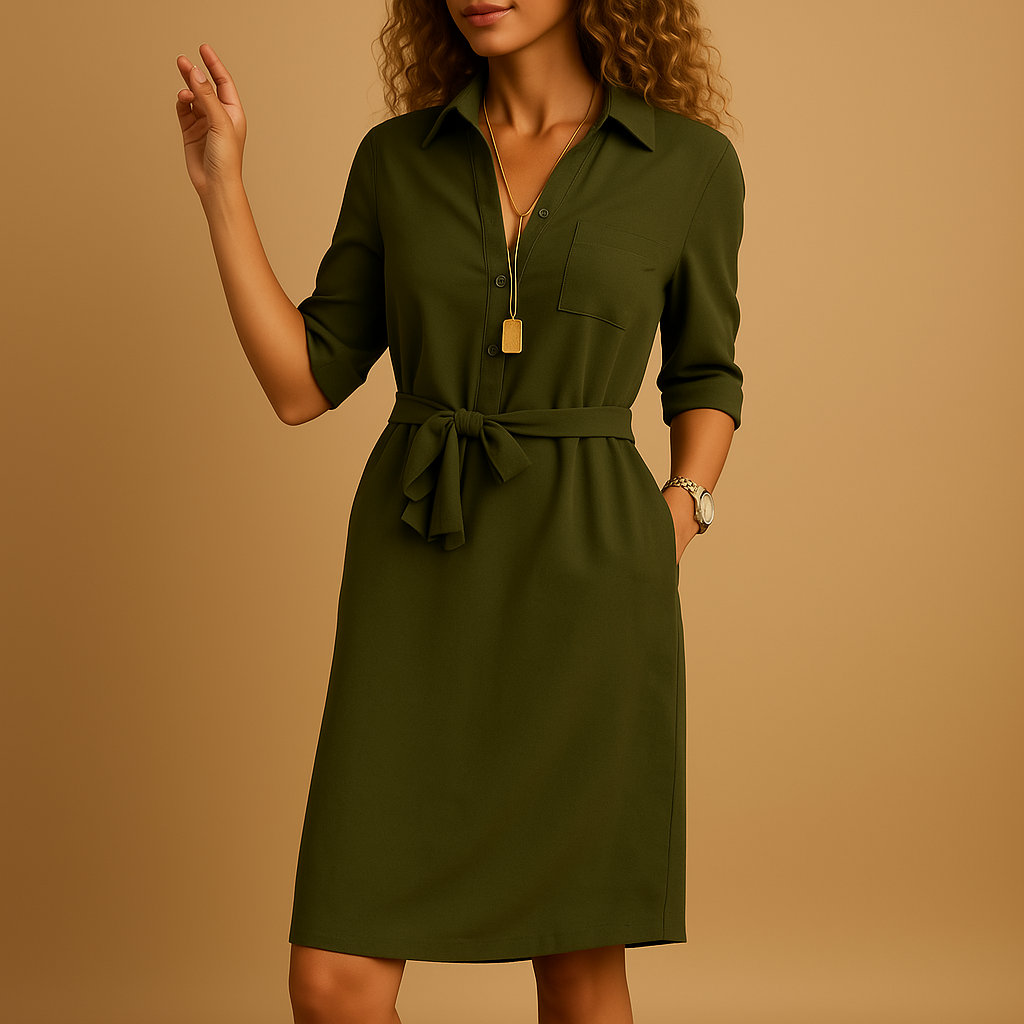 Vivirose | Dames jurk met moderne elegantie en flatterende pasvorm