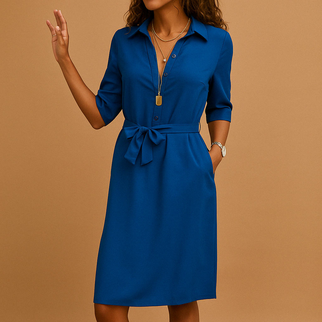 Vivirose | Dames jurk met moderne elegantie en flatterende pasvorm