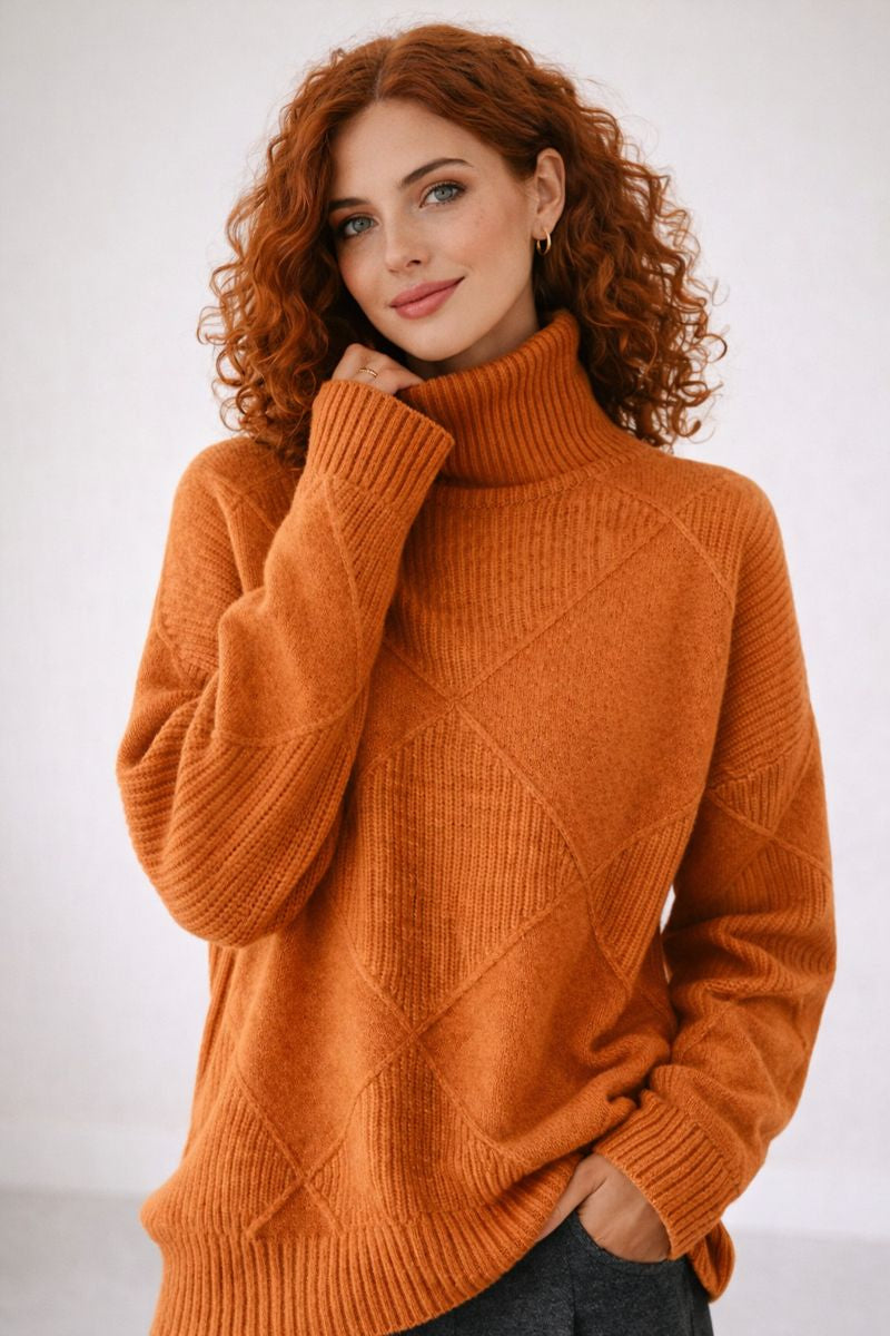 Linda™ | Luxe Dames Kasjmier Coltrui voor Warmte en Elegantie