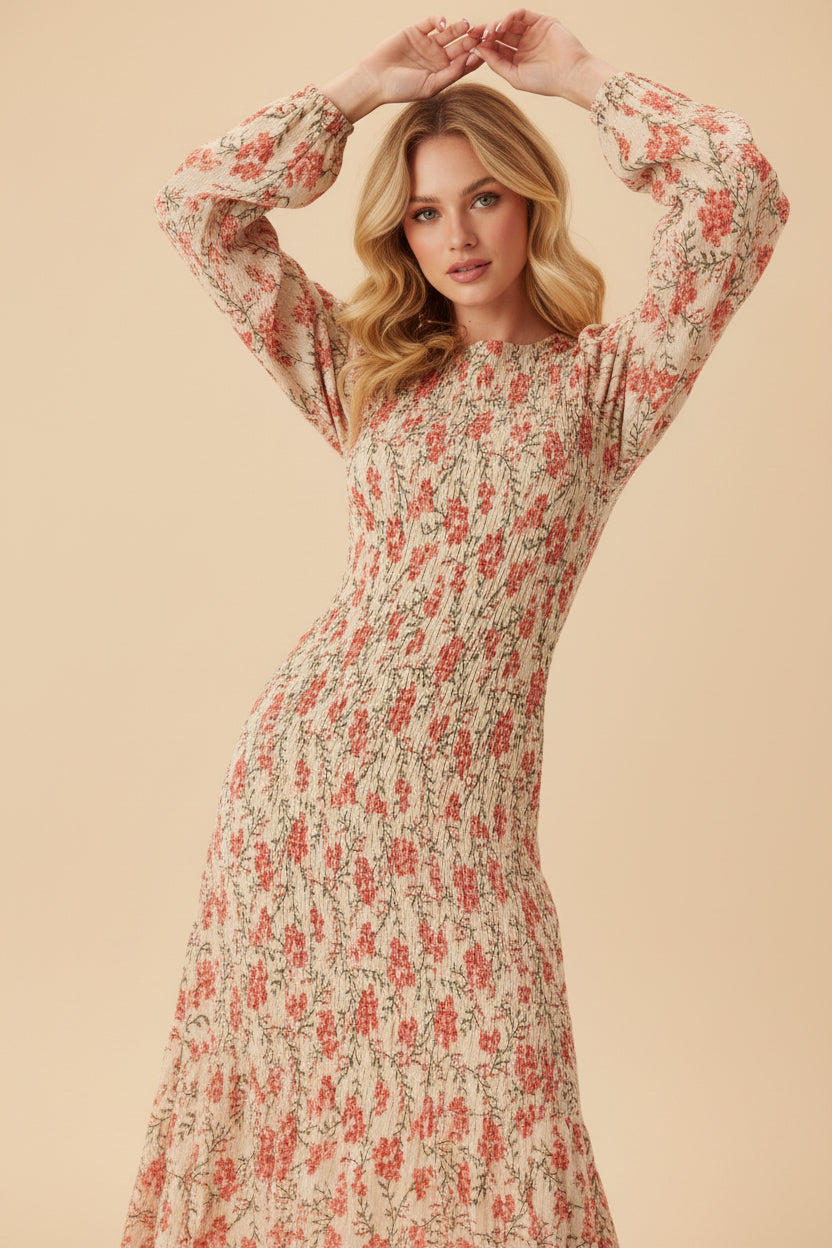 Midi Jurk| Vivirose