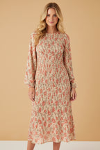 Midi Jurk| Vivirose