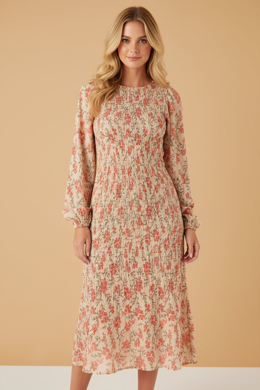 Midi Jurk| Vivirose