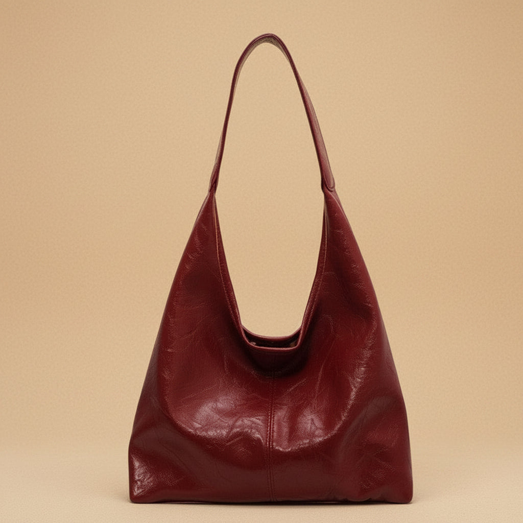 Vivirose| Vintage Vegan Leren Shopper