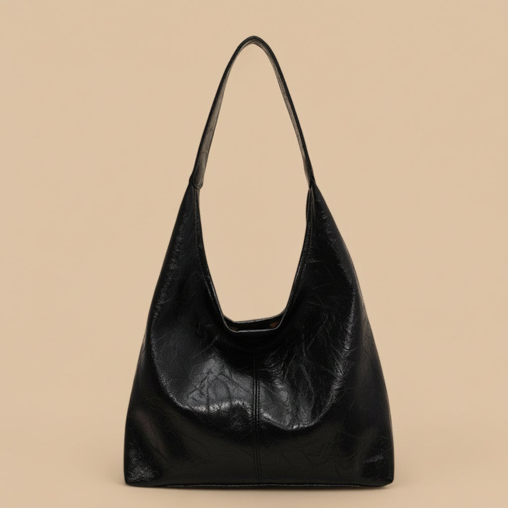 Vivirose| Vintage Vegan Leren Shopper