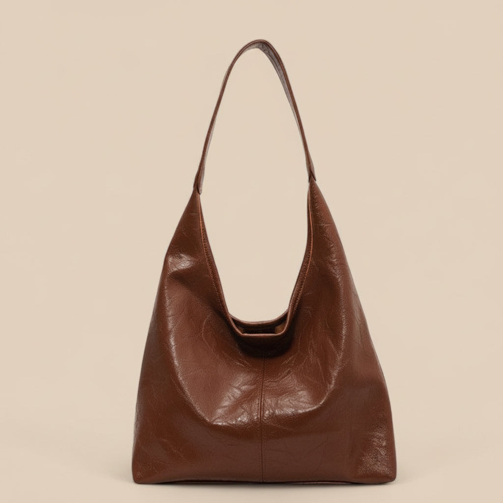 Vivirose| Vintage Vegan Leren Shopper