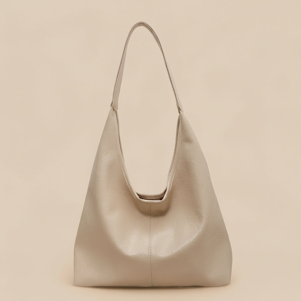 Vivirose| Vintage Vegan Leren Shopper