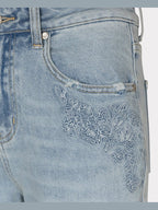 Jeans Lichtblauw Borduursel
