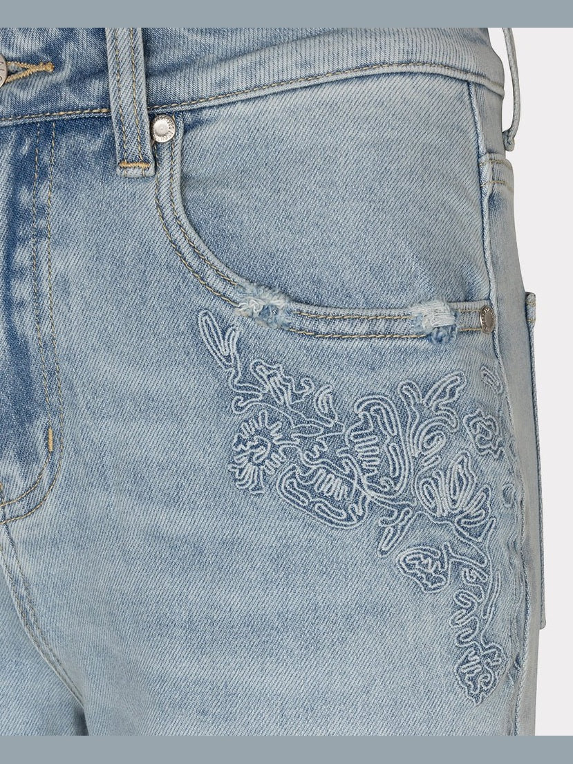 Jeans Lichtblauw Borduursel